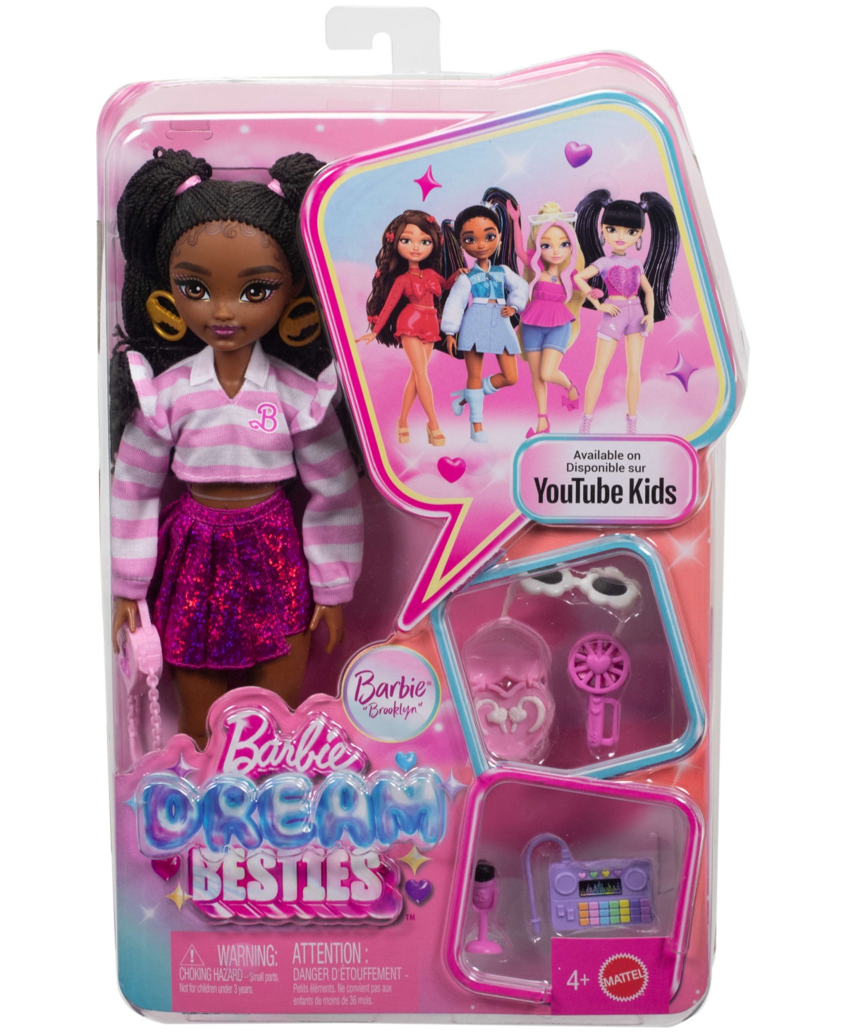 Barbie Dream Besties Barbie "Brooklyn" Doll and Accessories
