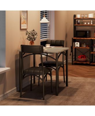 Kitchen Table Small Dining Table Set for Dining Room, Home Office, Living Room