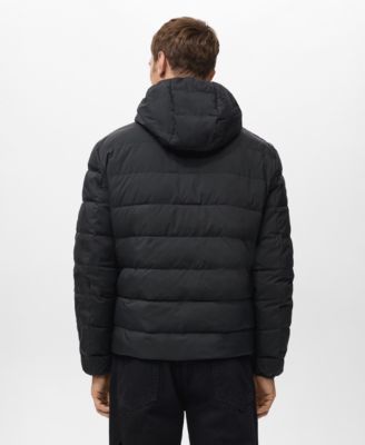Men's Down And Feather Filling Quilted Jacket