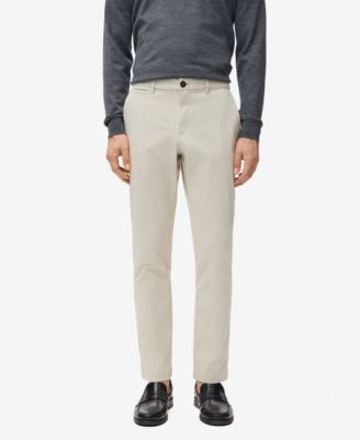 Men's Prato Cropped Tapered Chino Pants
