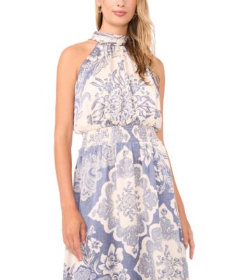 Women's Halter Neck Sleeveless Dress