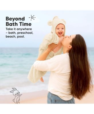 2pk Snuggle Baby Towels with Hood for Newborn Girls, Boys, Toddlers, Soft & Absorbent Hooded Baby Bath Towels