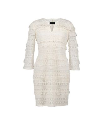 Women's Natural Lace Mini Dress