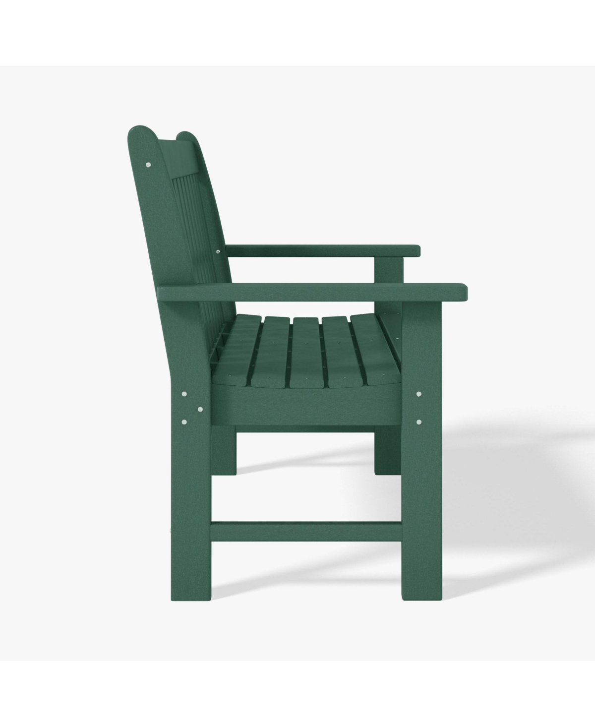 WestinTrends Outdoor 2-Person All-Weather Hdpe Front Porch Garden Bench