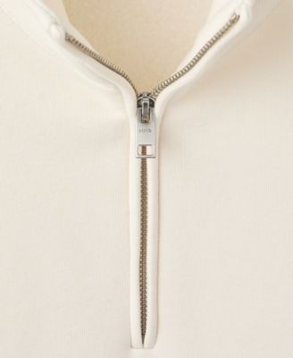 Men's Regular-Fit Cotton Zipper Sweatshirt