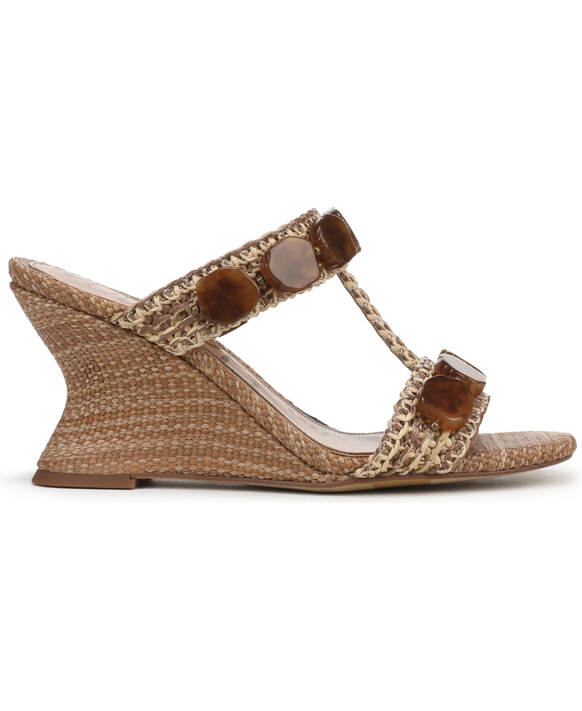 Sam Edelman Women's Dante Stone Slide Wedge Sandals