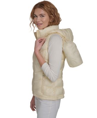 Women's Packable Hooded Puffer Vest