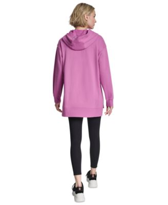 Women's 3D Puff Applique Varsity Logo Oversized Hoodie