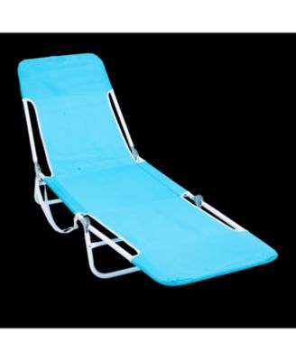 2 x 3 x 3 ft Stripe Folding Beach Lounger Stripe