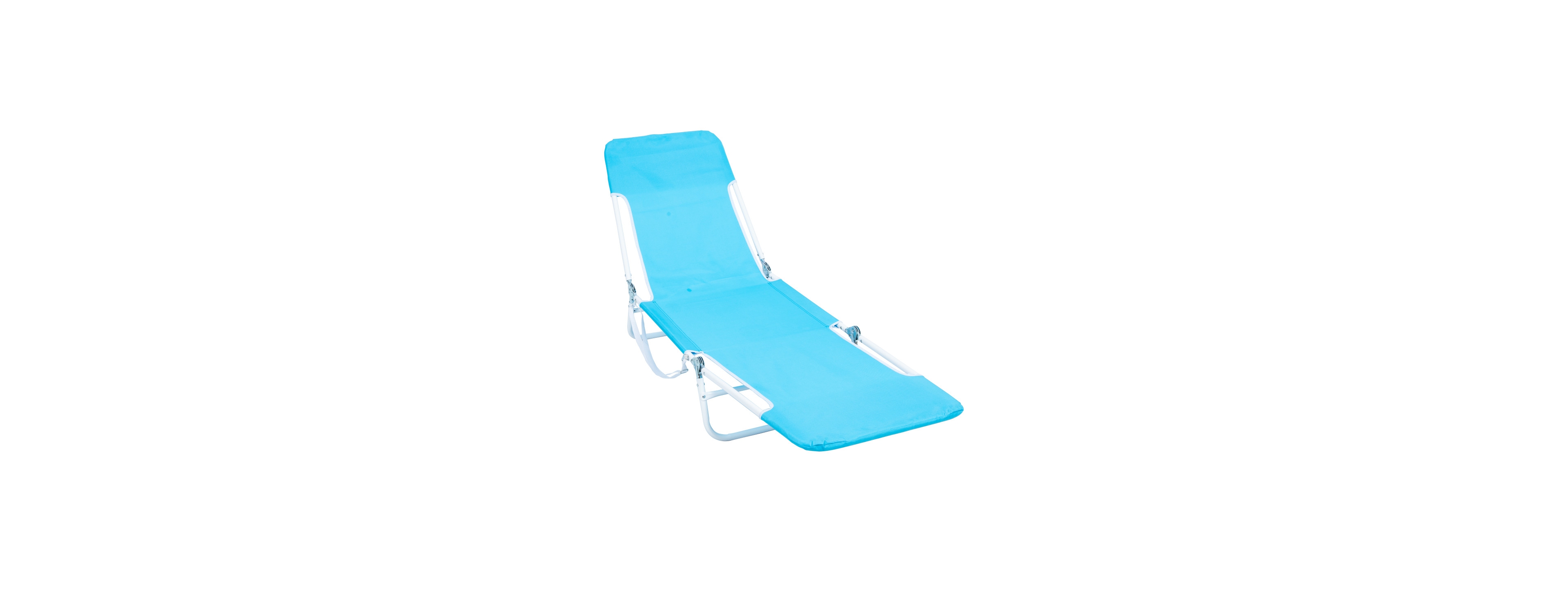Rio Beach Stripe Folding Beach Lounger 2 x 3 x 3 ft