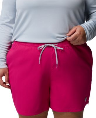 Plus Size Rugged Water Comfort Stretch Shorts