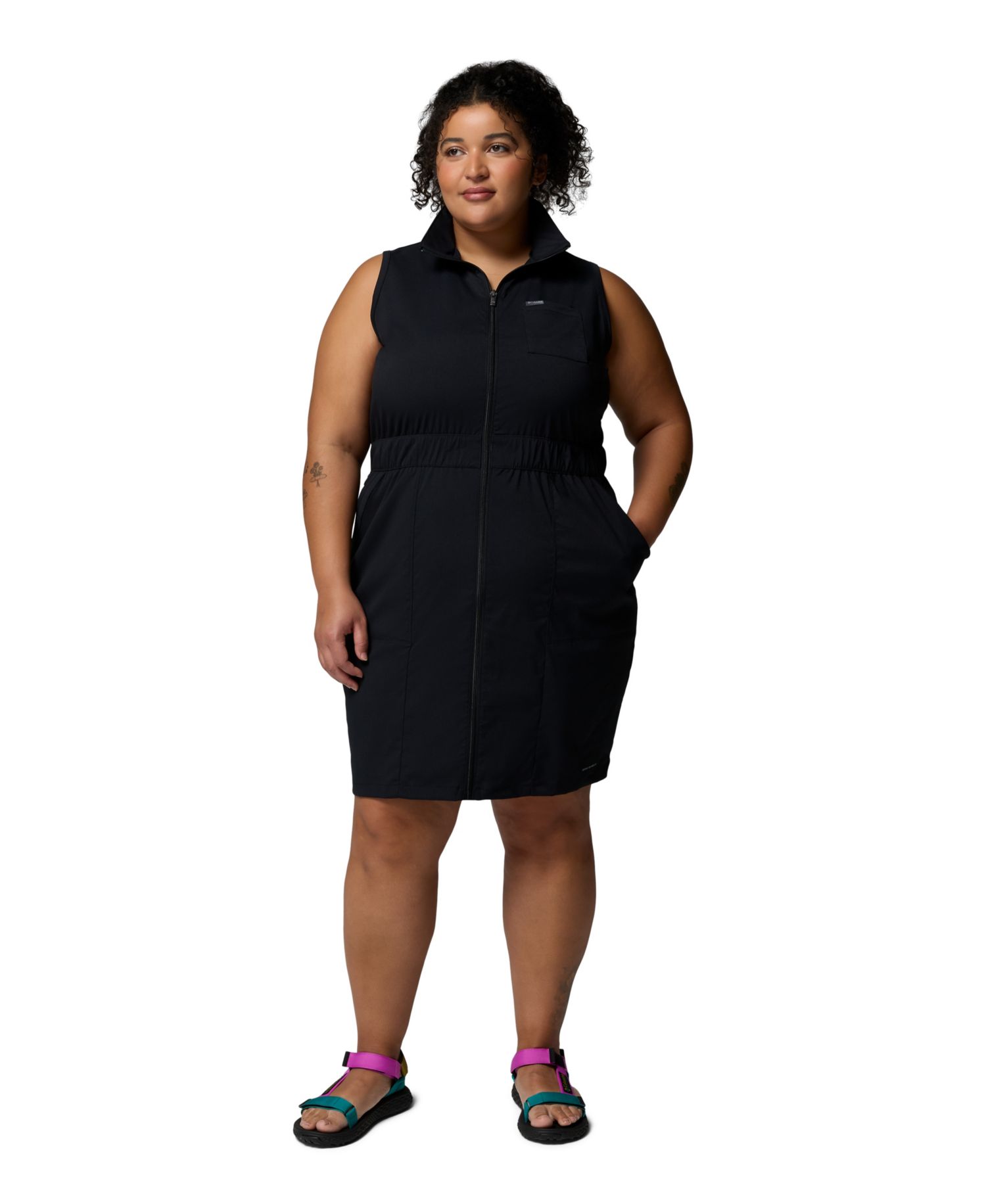Plus Size Leslie Falls Collared Active Dress