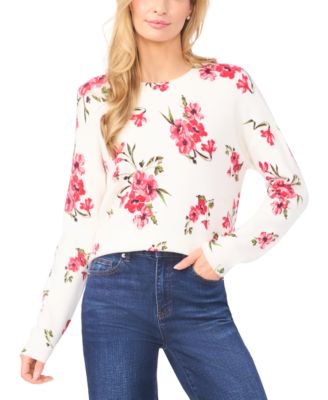 Women's Crewneck Long-Sleeve Sweater