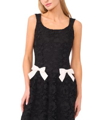 Women's Wide Strap Princess Scoop Neck Midi Dress