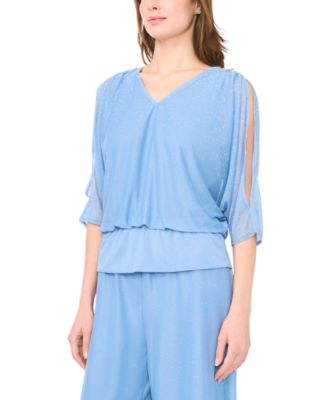 Women's V-Neck Short-Sleeve Top