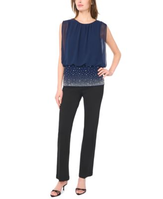 Women's Crew Neck Sleeveless Top