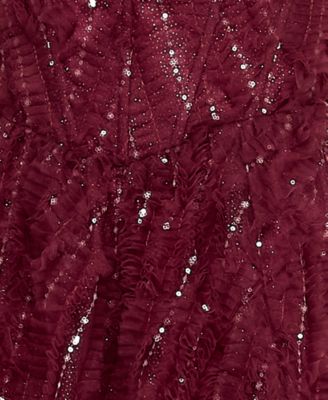 Juniors' Layered Corset Bodice Dress