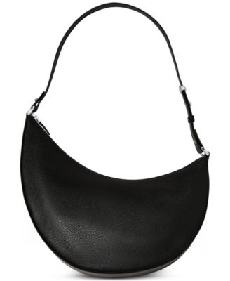 Duo Large Pebbled Leather Crossbody Bag