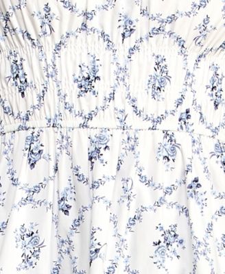 Juniors' Strap Bow Back Midi Dress