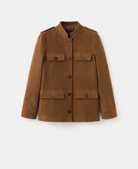 Женские куртки MANGO Women's Pockets Collarless Jacket