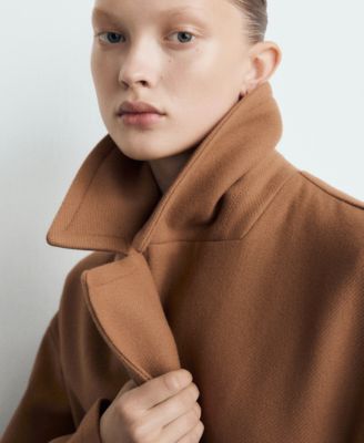 Women's Belted Manteco Wool Coat