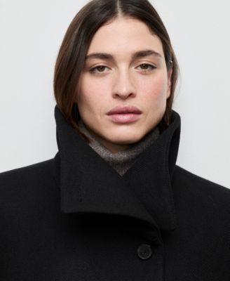 Women's Belted Manteco Wool Coat