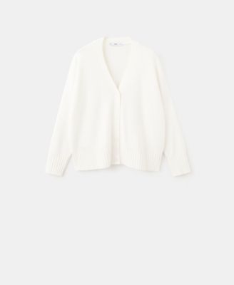 Women's V-Neck Knitted Cardigan Sweater