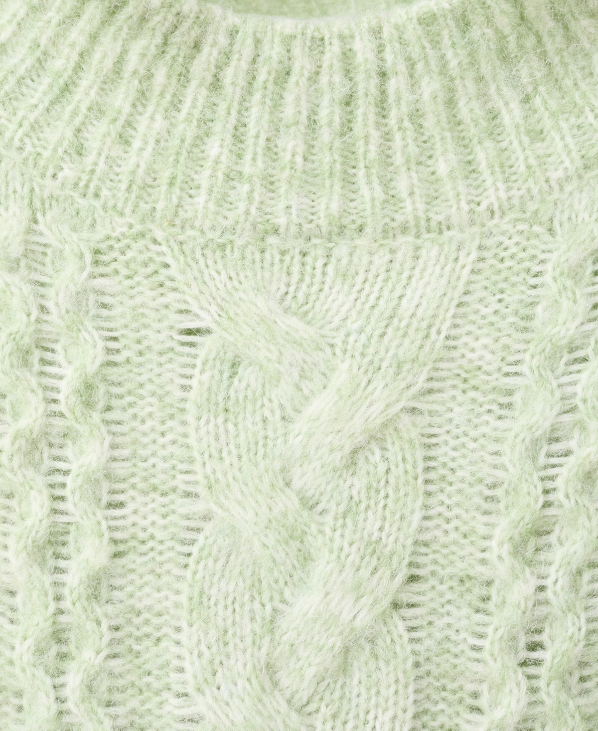 Mango Women's Perkins Neck Braided Sweater