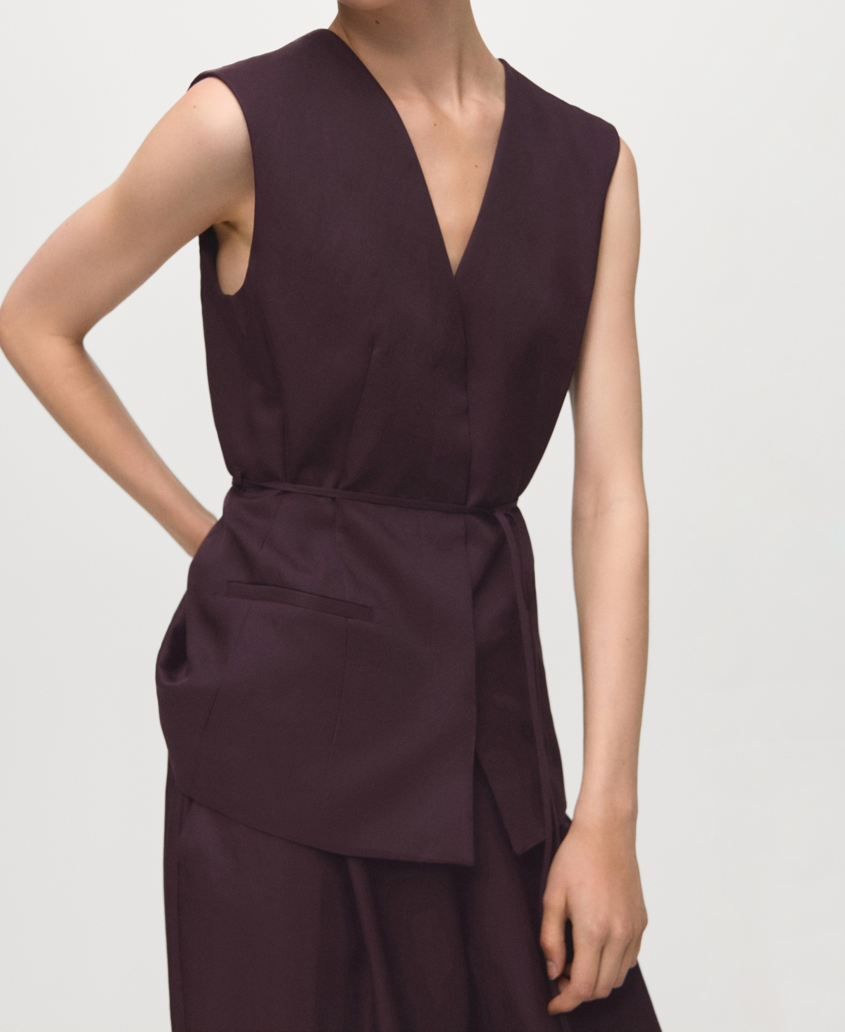 Mango Women's Bow Suit Vest