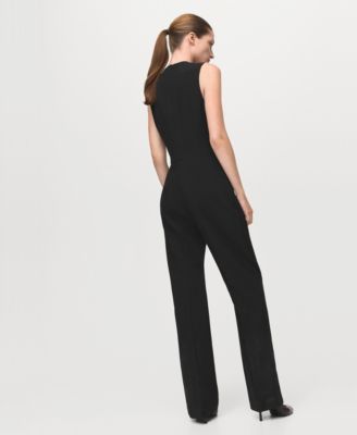 Women's Long Suit-Style Jumpsuit