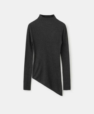 Women's Asymmetrical Turtleneck Sweater