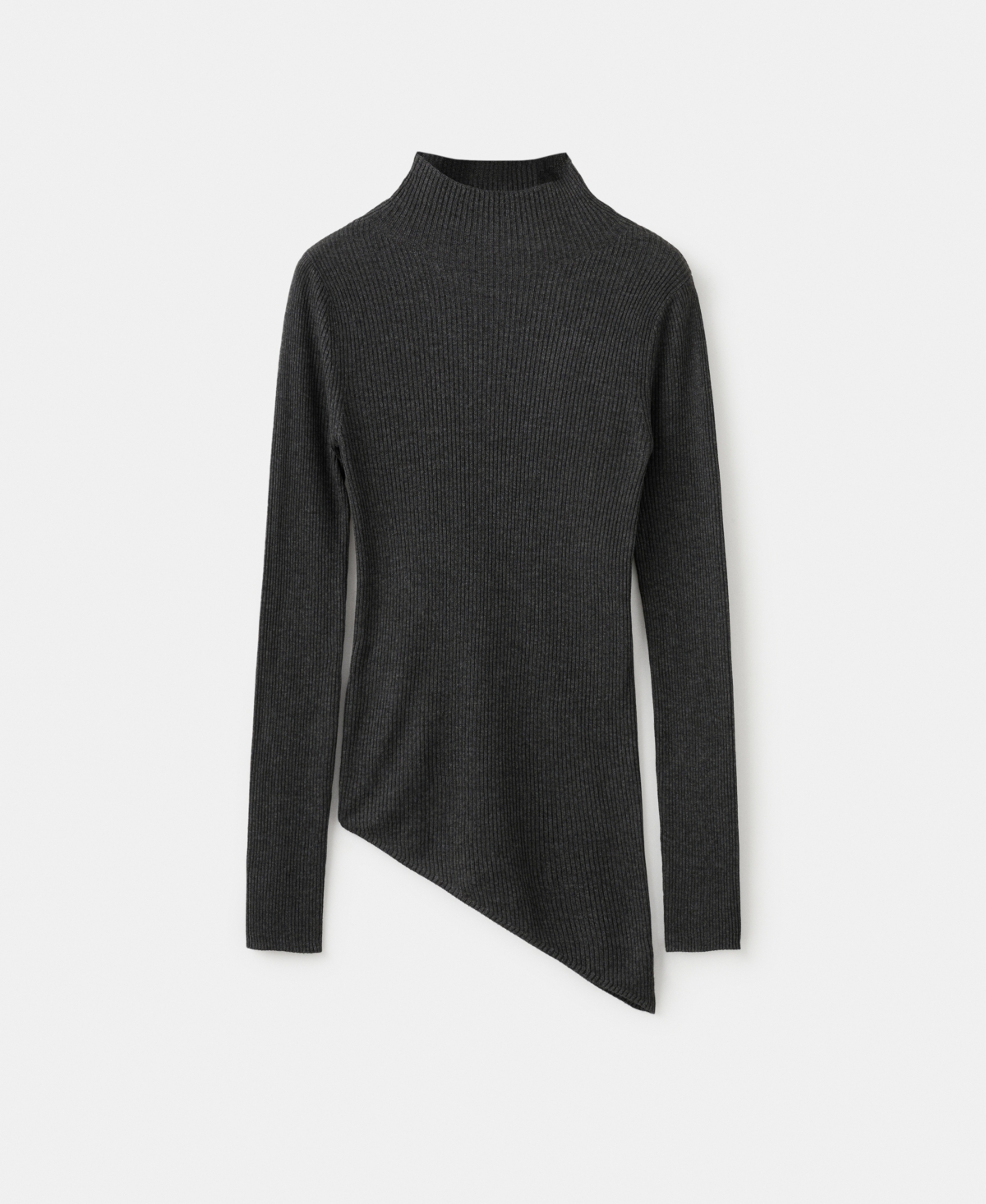 Mango Women's Asymmetrical Turtleneck Sweater
