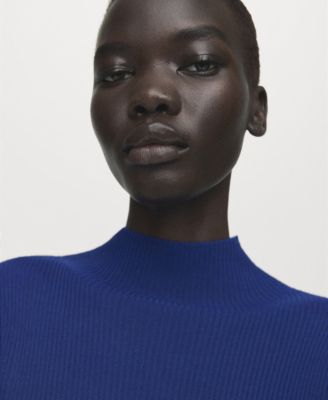 Women's Asymmetrical Turtleneck Sweater