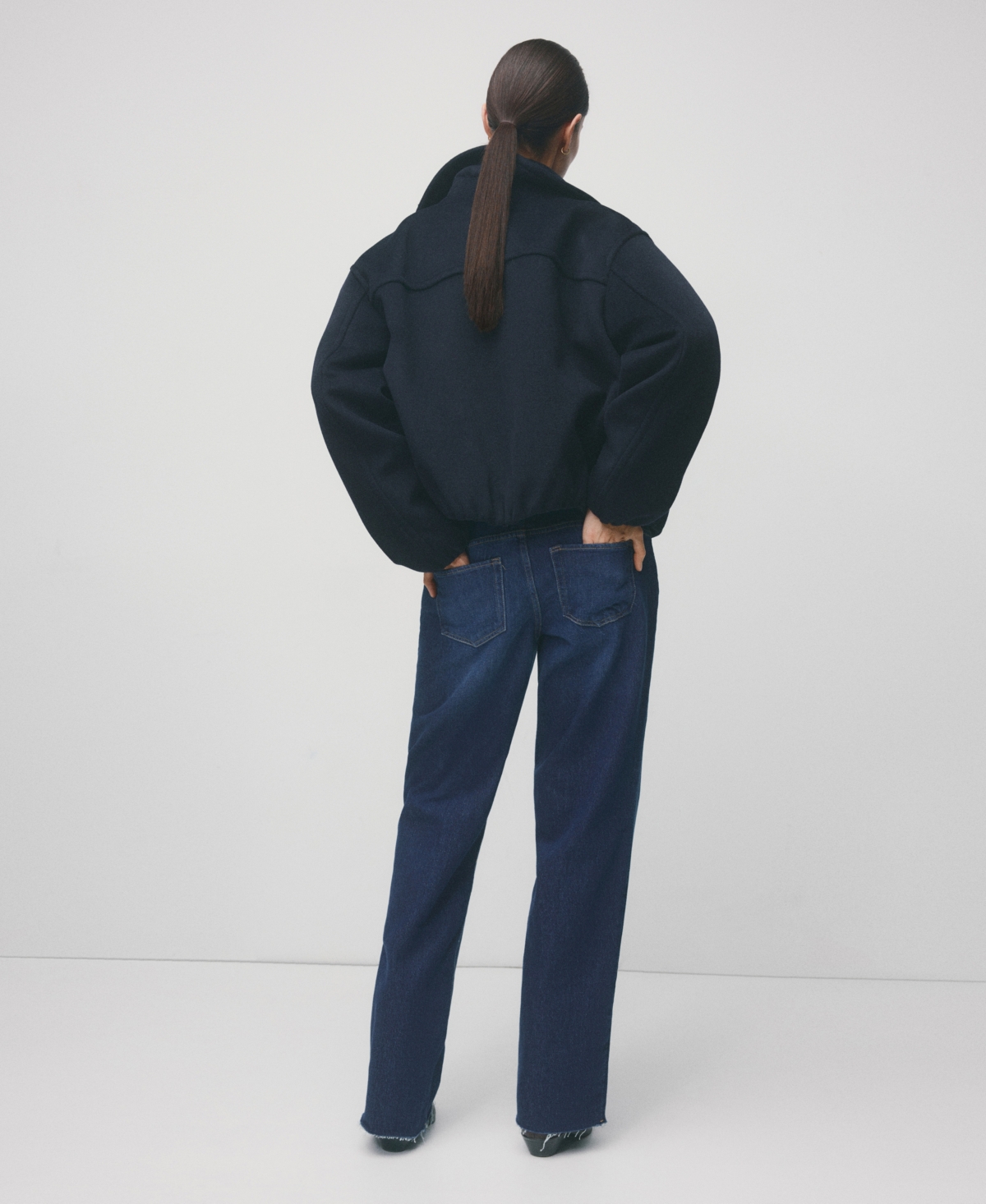 Mango Women's Wide-Leg Maternity Jeans