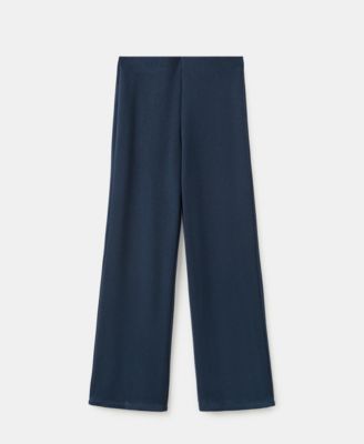 Women's Elastic Waist Straight-Fit Pants