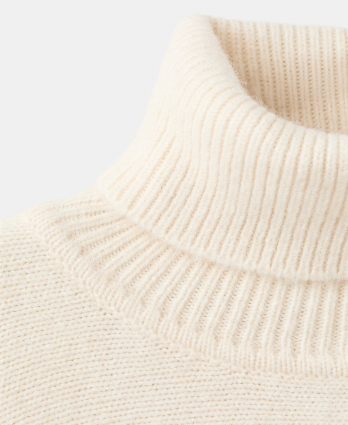 Mango Women's Knitted Turtleneck Cape Sweater