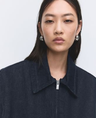 Women's Fur Collar Denim Jacket