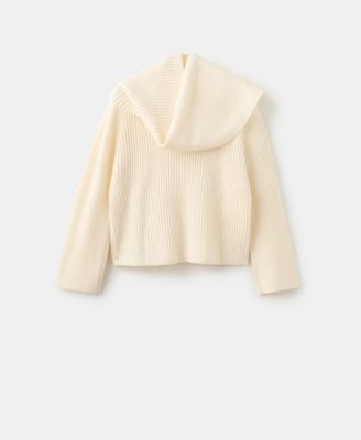 Women's Scarf Detail Ribbed Sweater