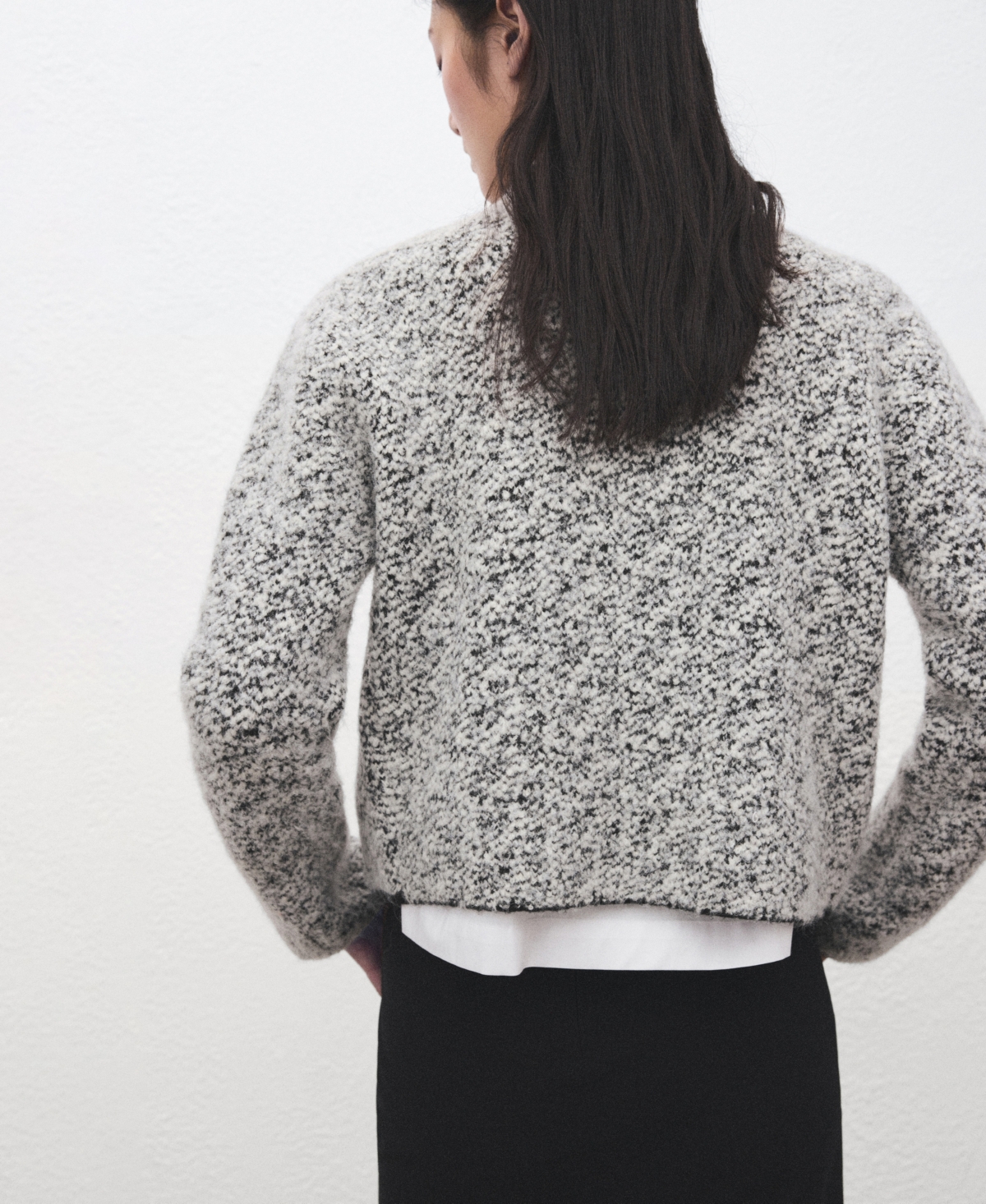 Mango Women's Flecked Cotton-Blend Jacket