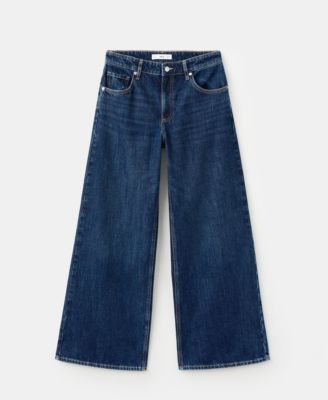 Women's Low-Rise Wide-Leg Jeans