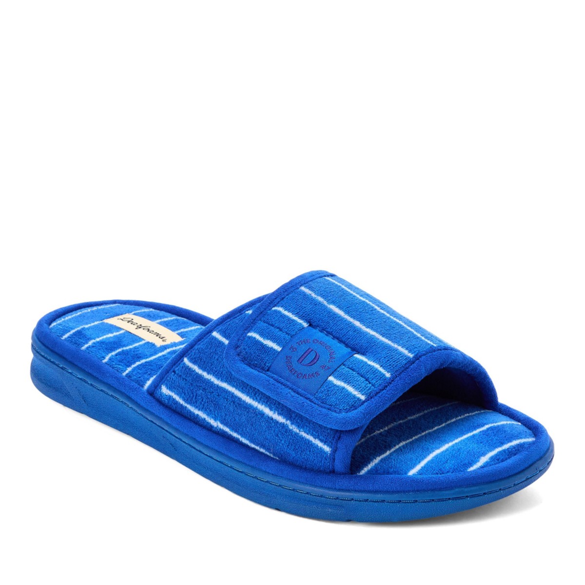 Мужские Dearfoams Men's Collin Terry Adjustable Shower Slide House Slipper — фото 2