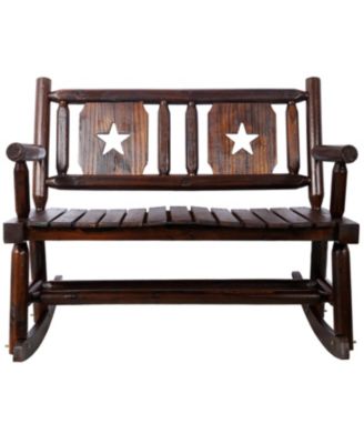 Modern Accent Teddy Upholstered Nursery Glider Rocking Chair with Solid Wood Legs Side Pocket High Backrest 300LBS Capacity