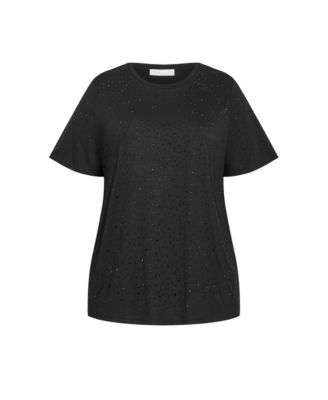 Women's Plus Size Blinged Up Tee