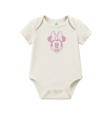 Baby Girls' Minnie Mouse Bodysuit, Jacket & Pants, 3-Piece Set