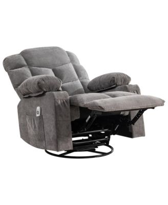 Recliner Chair Rocking Chairs for Adults with a Manual Massage and Heat