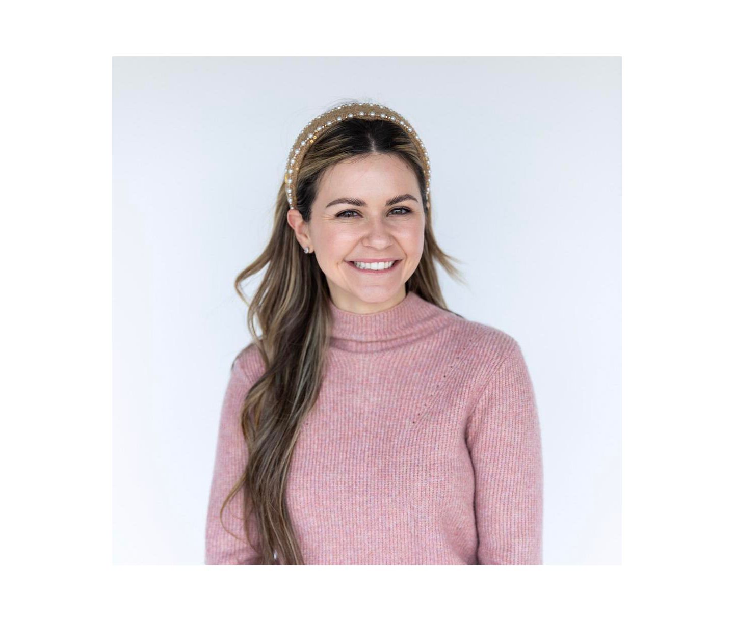 Женские аксессуары для волос Headbands of Hope Classic Pearl Headband - Tan — фото 5