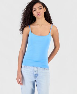 Juniors' Scoop-Neck Bra-Free Cami