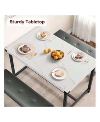 Kitchen Table Dining Table Set For 4  for Dining Room, Home Office, Living Room