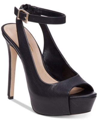 macy's brown pumps