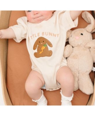 Baby Boys Bunny Patch Easter Short Sleeve Romper